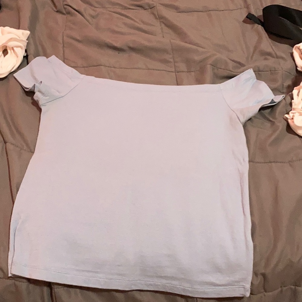 pacsun light blue top